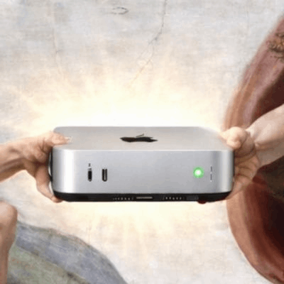 Mac mini ロゴ
