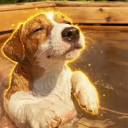 splashing dog লোগো